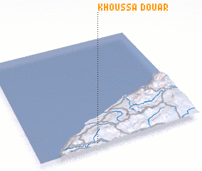 3d view of Douar Khoussa